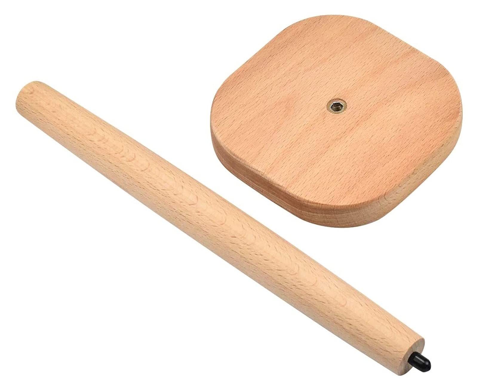 Allecta - Houten Keukenrolhouder Met Hanger En Antislip Design Voor Standaard En Grote Rollen Keukenpapierhouder Voor Werkblad En Eettafel Allecta - Houten Keukenrolhouder Met Hanger En Antislip Design Voor Standaard En Grote Rollen Keukenpapierhouder Voor Werkblad En Eettafel