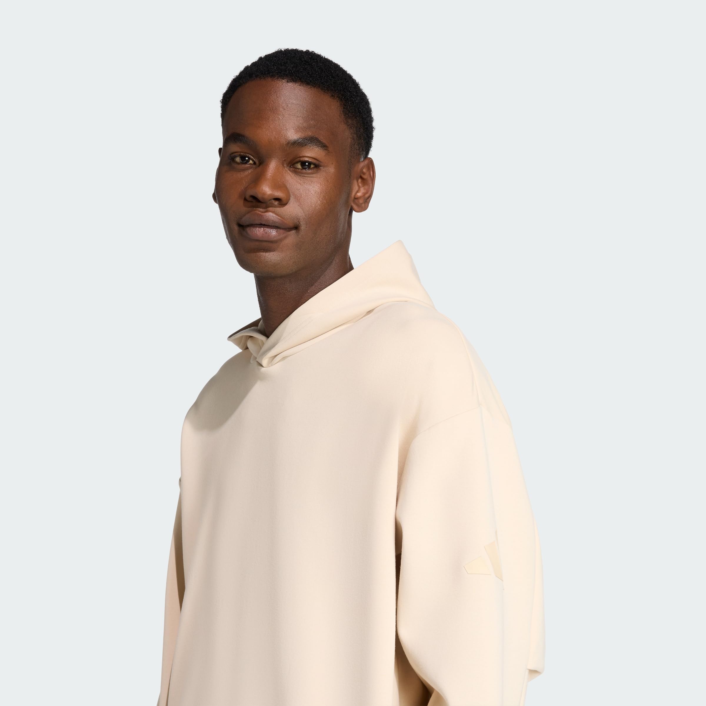 adidas Men's Soft LUX Hoodie, Crystal Linen, 3XL