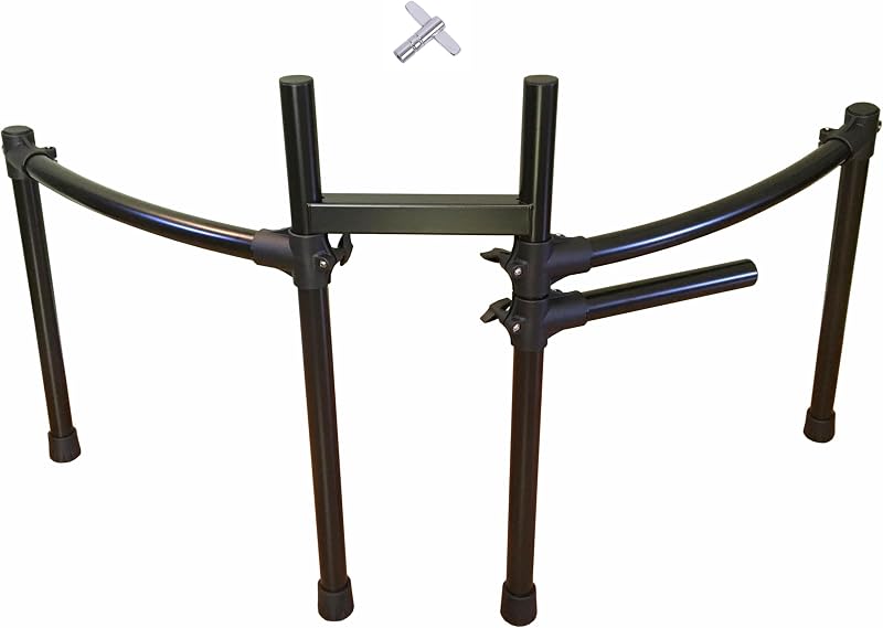 Roland MDS-Compact Drum Rack Stand (Frame Only-No Mounts) and Silverline Audio Drum Key Bundle