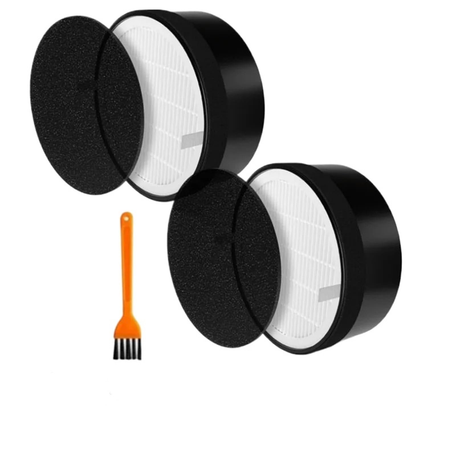 Ufitvxurdi 2Pcs 2 Packs Air Purifier Filter Hepa Replacements Lv-H132 Lv-H132-Rf Activated Carbon Filter Nylon Pre-Filter H13 Pm2.5