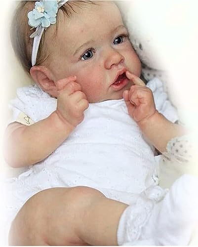 Muñeca de bebé realista de 22 pulgadas, niña recién nacida, muñeca realista para bebé, regalos para niñas y niños