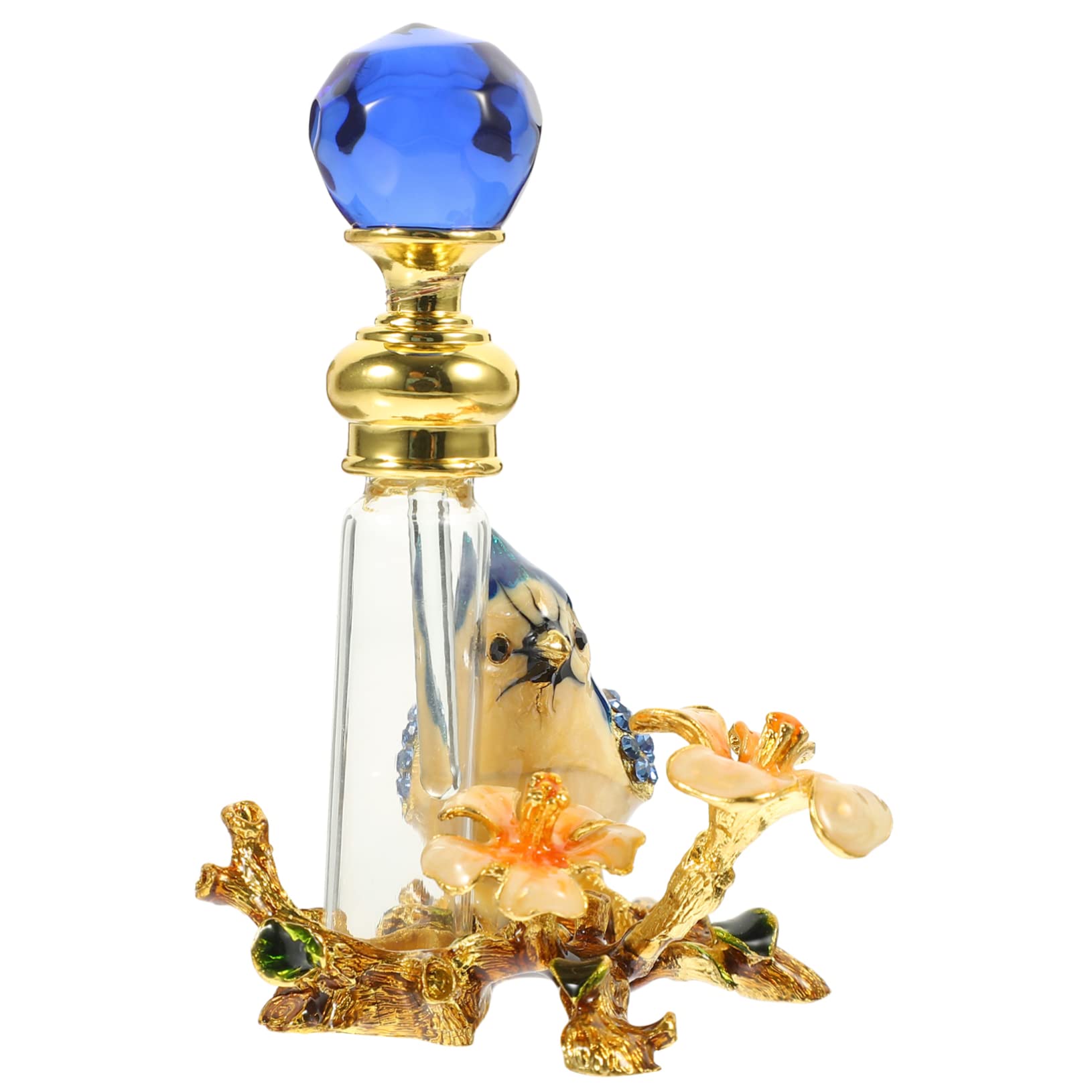 Baluue 2pezzi Bottiglia Profumo Vuota Elegante Stile Retro Per Oli Essenziali e Profumi Per Uso Personale e Professionale Design Pratico e Stile Raffinato