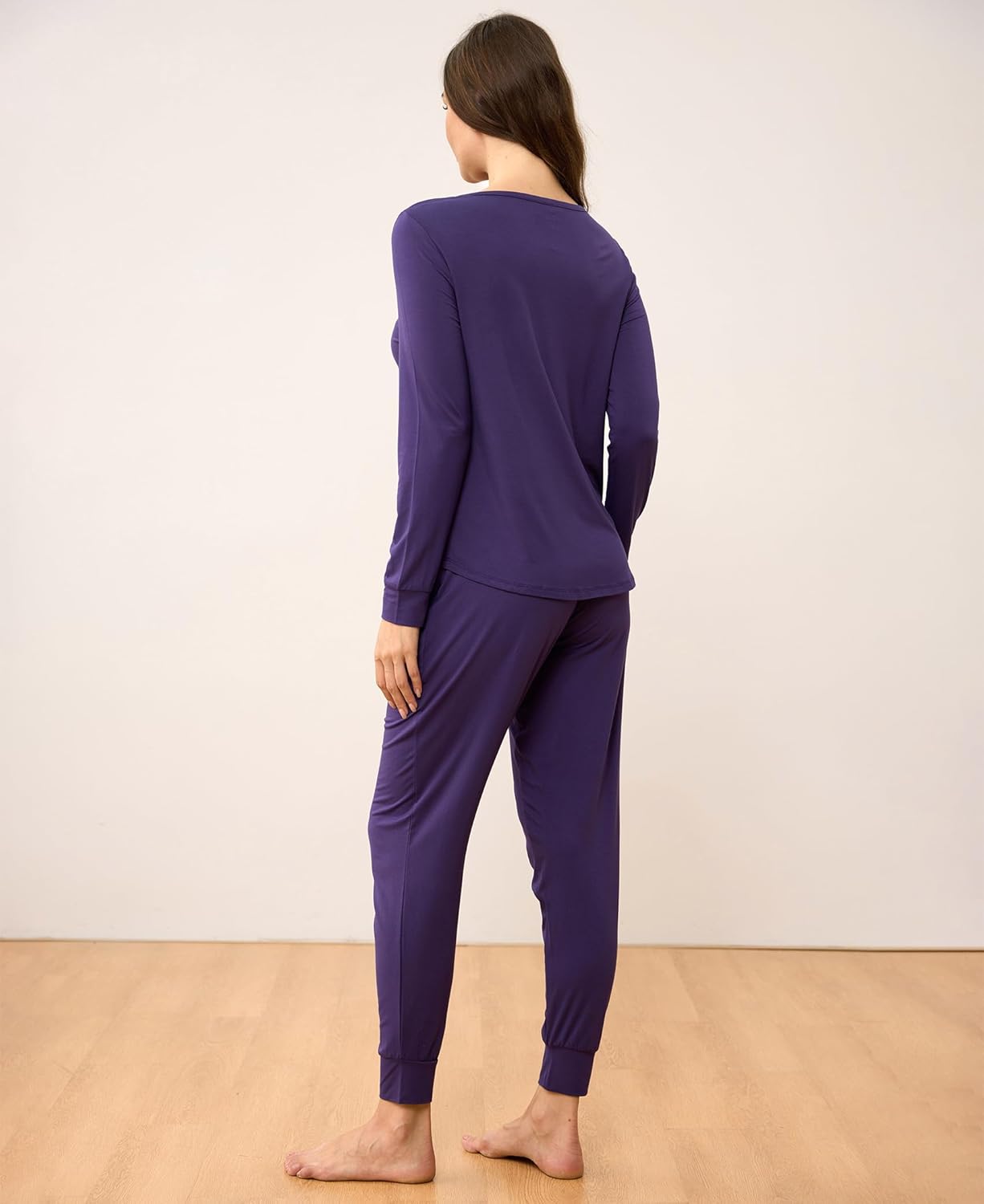 GYS Viscose from Bamboo Pajama Sets for Women Long Sleeve Sleepwear Soft Christmas Pjs Lounge Sets - Image 5