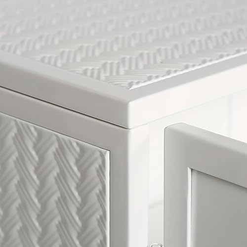 Miniatura 5 de Finca ancha Cabinet with Glass Doors Apothecary Bathroom Cabinet 27.56 Inch Sideboard Buffet with 2 Doors & Adjustable Shelves Gabinetes para Cocina