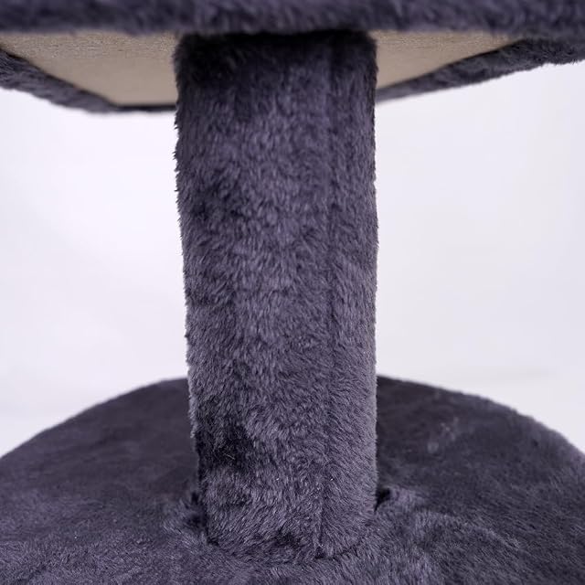 Foto 4 de 8 de Árbol para Gatos Centro de Actividades con Varios Niveles Plataformas Elevadas Poste Rascador de Sisal Caseta…