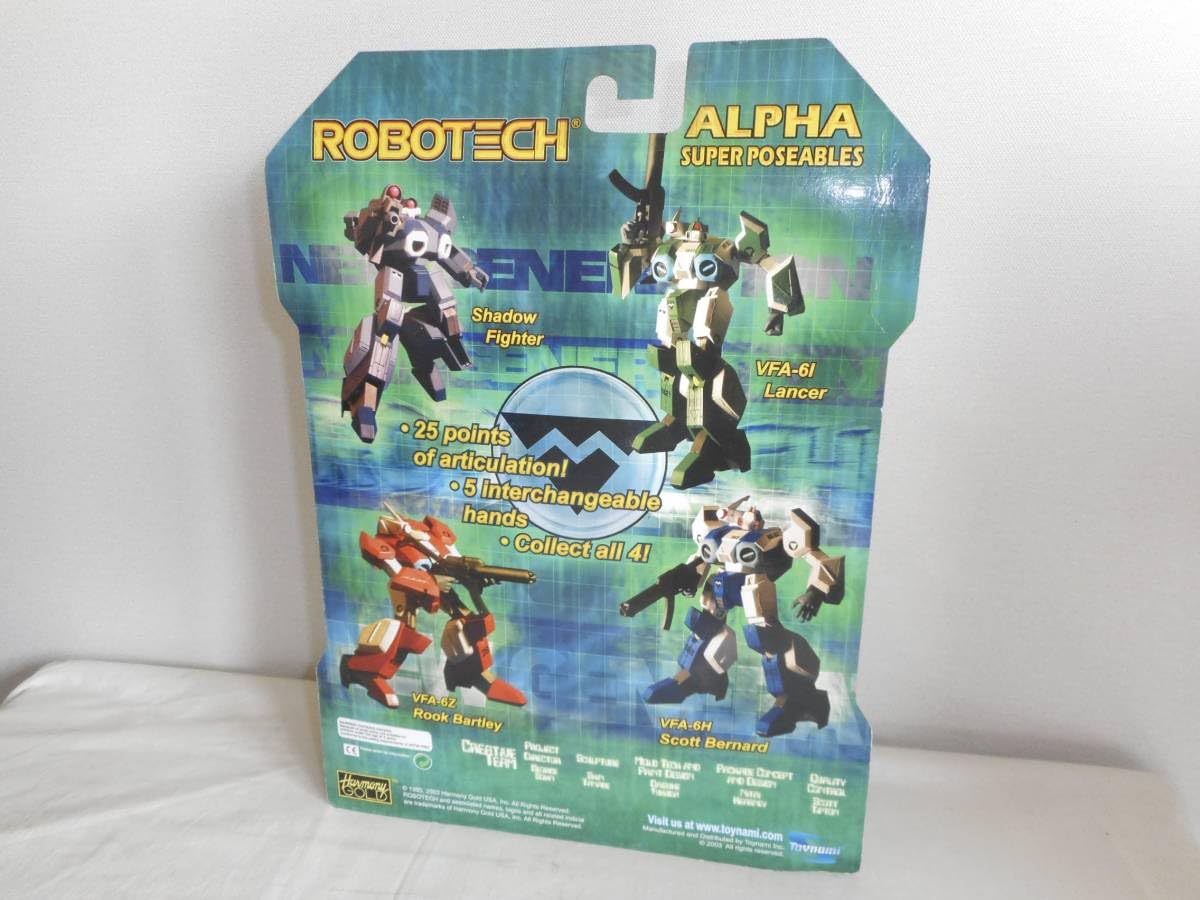 【美品】トイナミ ロボテック マスターピースコレクション モスピーダ 4種セット Amazon | Toynami ROBOTECH モスピーダ アクションフィギュア 全4種