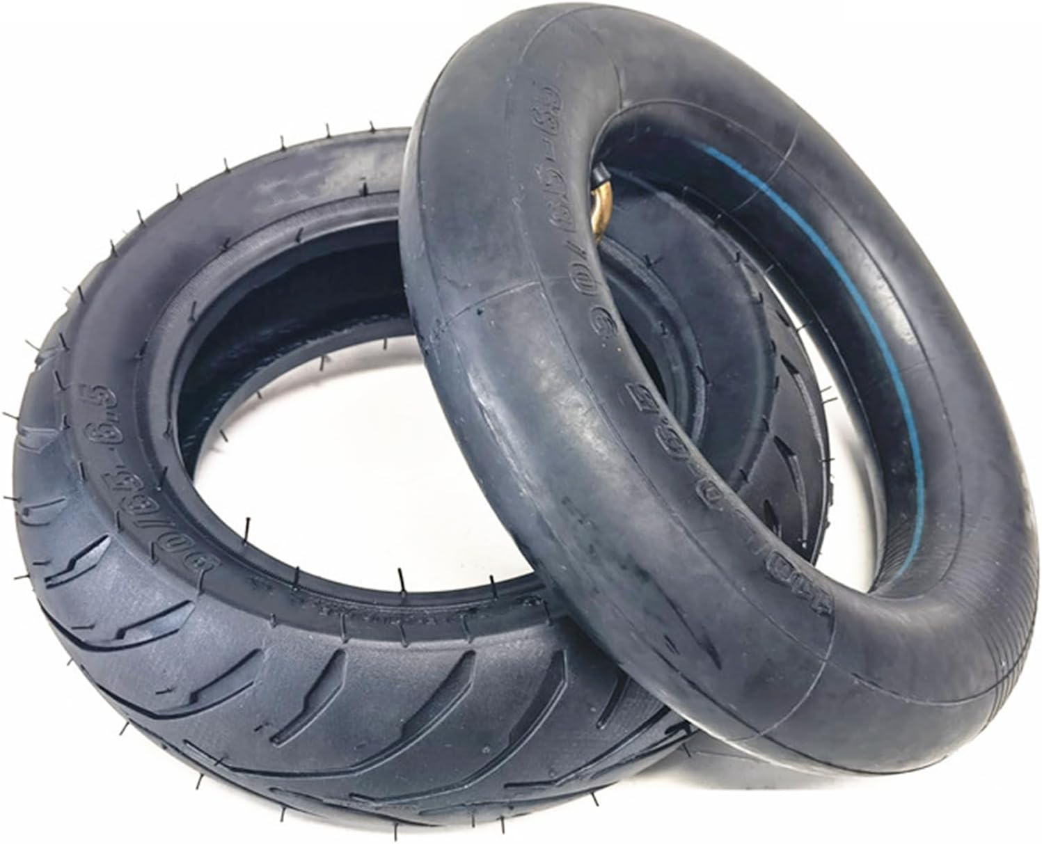 90/65/6.5,Electric Scooter Tires, 90/65-6.5 Thickened anti-skid wear-resistant inner and outer tires,for Mini Motorcycle 49 small sports car front and rear tire replacement parts (110/50/6.5)