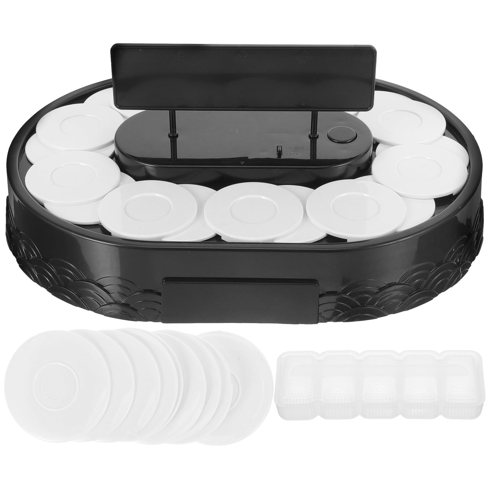Plateau Tournant Automatique pour Sushi et Buffet de Cuisine Convivial