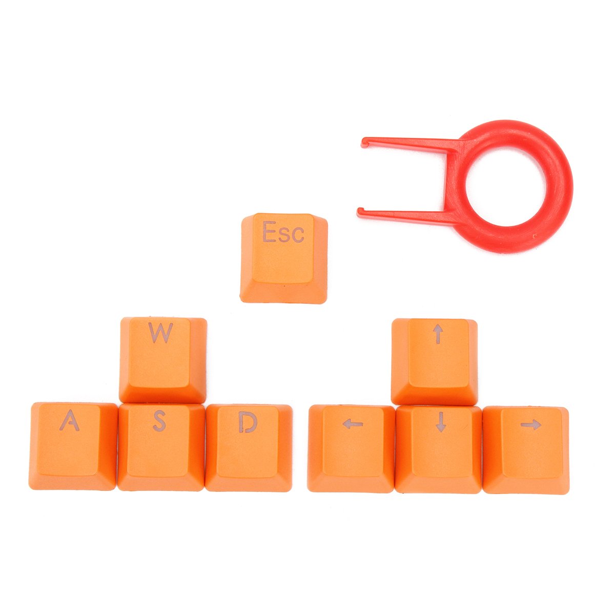Naranja 9 Pbt Teclas De Transmisión Retroiluminada Teclas para Cherry MX Teclado Mecánico… - naranja