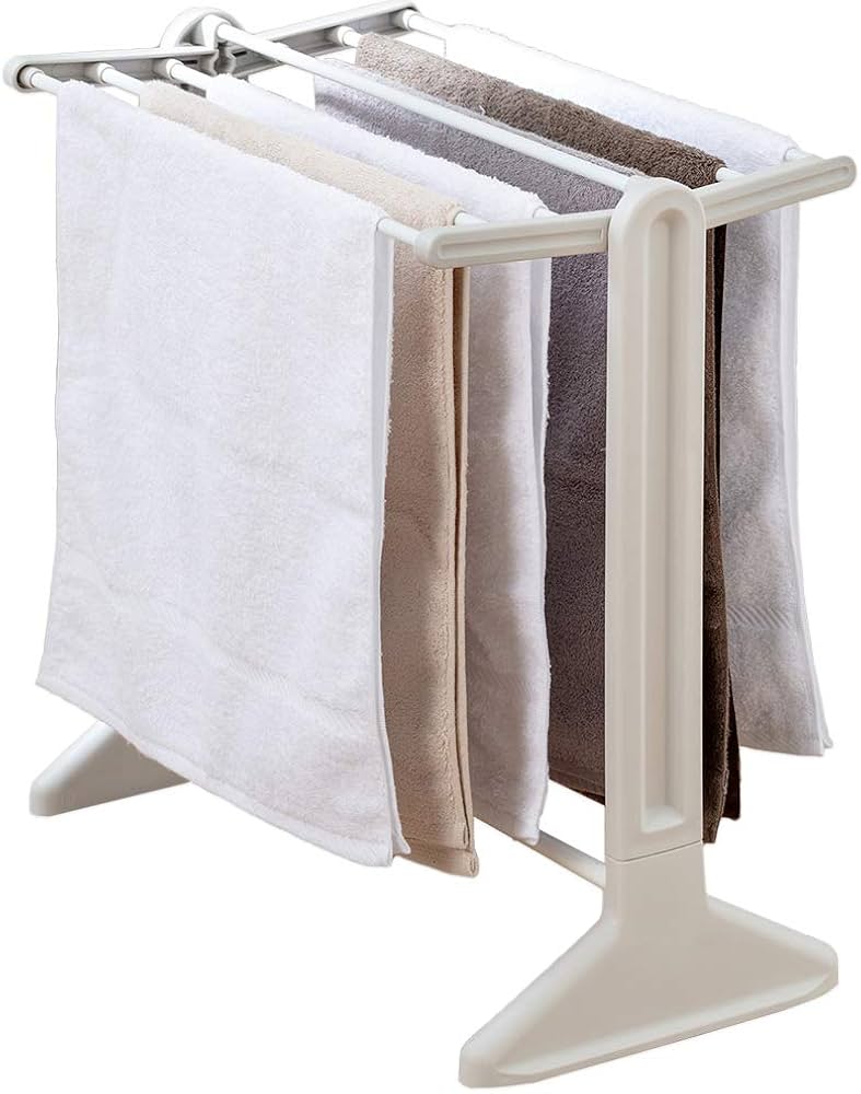 Amazon.co.jp: アイリスオーヤマ 物干し タオルスタンド ホワイト