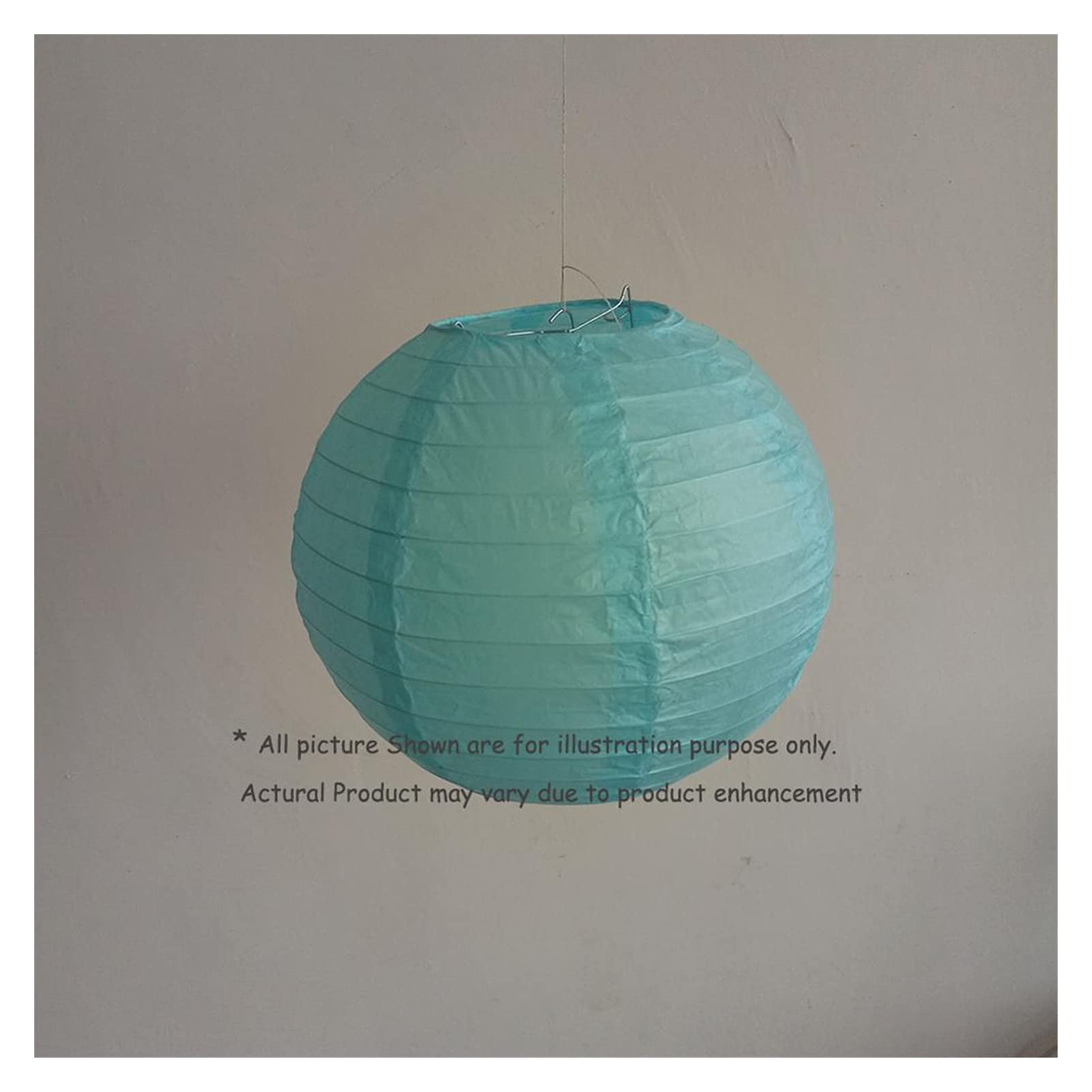 Laternenfest 18 Packungen 4 "-12" weiß blau hellblau chinesischer Papier Laterne Laterne chinoise lampion Hochzeit Laterne Papier for Mariage Party