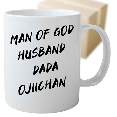 Unique Man Of God Gift for Husband Dada Ojiichan - Do the Walk Blood Quote Design 11 Oz White Ceramic Coffee Mug