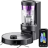 Eureka NERE10s Saugroboter mit Wischfunktion und Automatischer Entleerung,180min Laufzeit Saug und Wischroboter, Staubsauger Roboter 4000Pa mit Absaugstation, LiDAR-Navigation Hindernisvermeidung