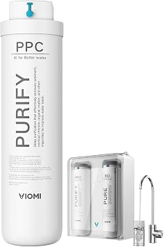 VIOMI Pure B6W PPC Filter, Replacement for Viomi B6W 600 GPD Reverse Osmosis System, 12-Month Lifespan, Compatible with Pure B6W 600 GPD Under Sink Water Filter