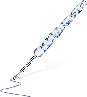 Katech 4.5mm Crochet Hooks, Ergonomic Soft Grip Aluminum Crochet Hooks Kit, Lightweight Crochet Needles for Arthritic Hands Beginners Kids Adults Ideal Crochet Lovers Gift