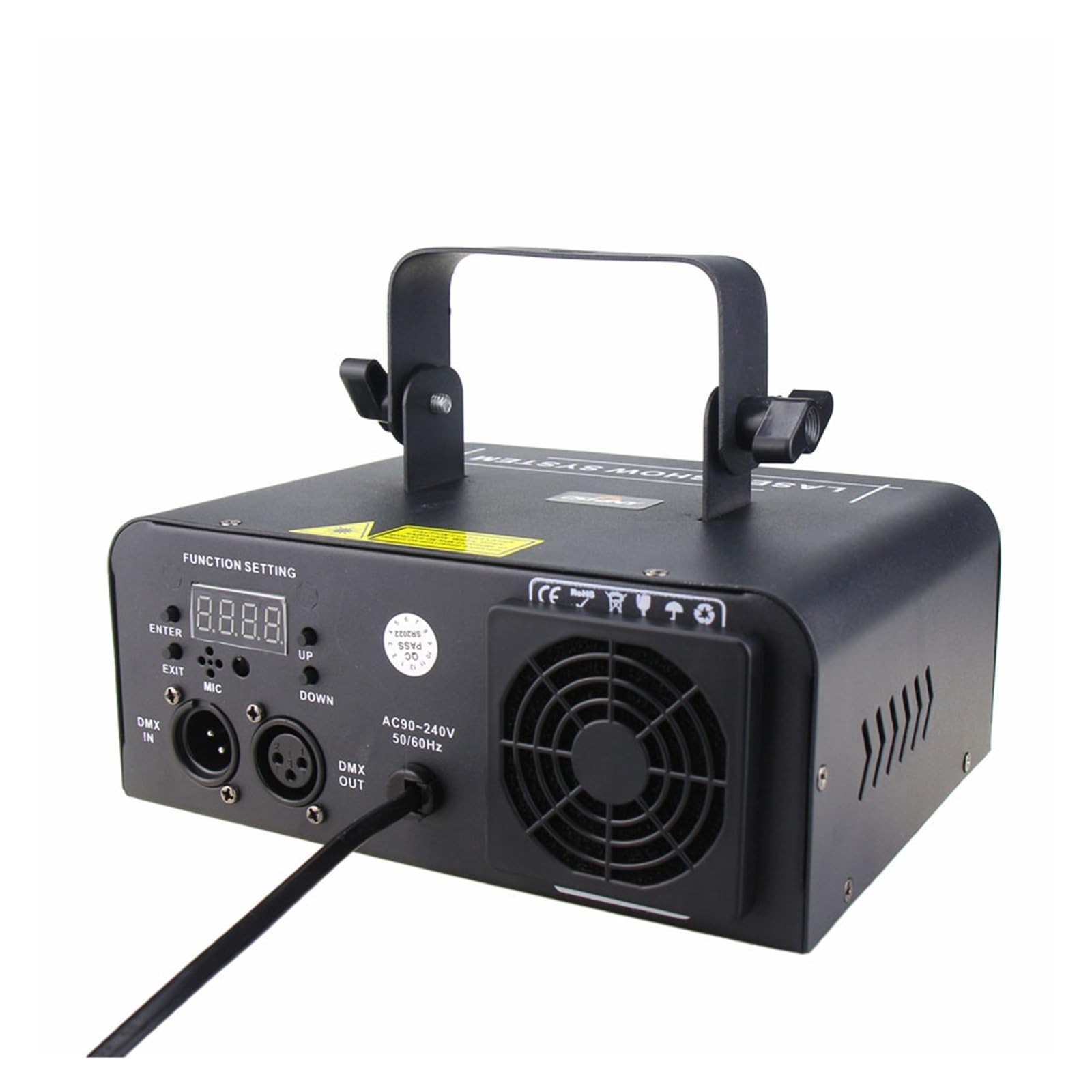 Animation RGB Strahl Disco Bühne Beleuchtung Licht Muster Projektor DMX512 DJ Dance Bar Urlaub Party Effekt Zeigen X2N8 Für Partys und Clubs