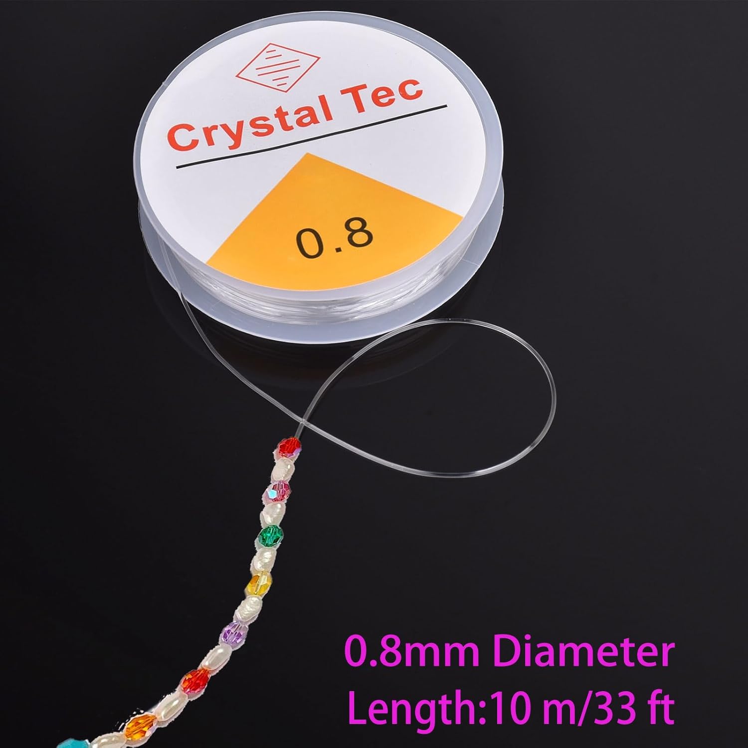 Size 3mm Tube Beads Kit Glass Bugle Bead with Beading Needles About 14400pcs in Box Small Craft Beads for DIY Bracelet Necklace Jewelry Making - Image 7