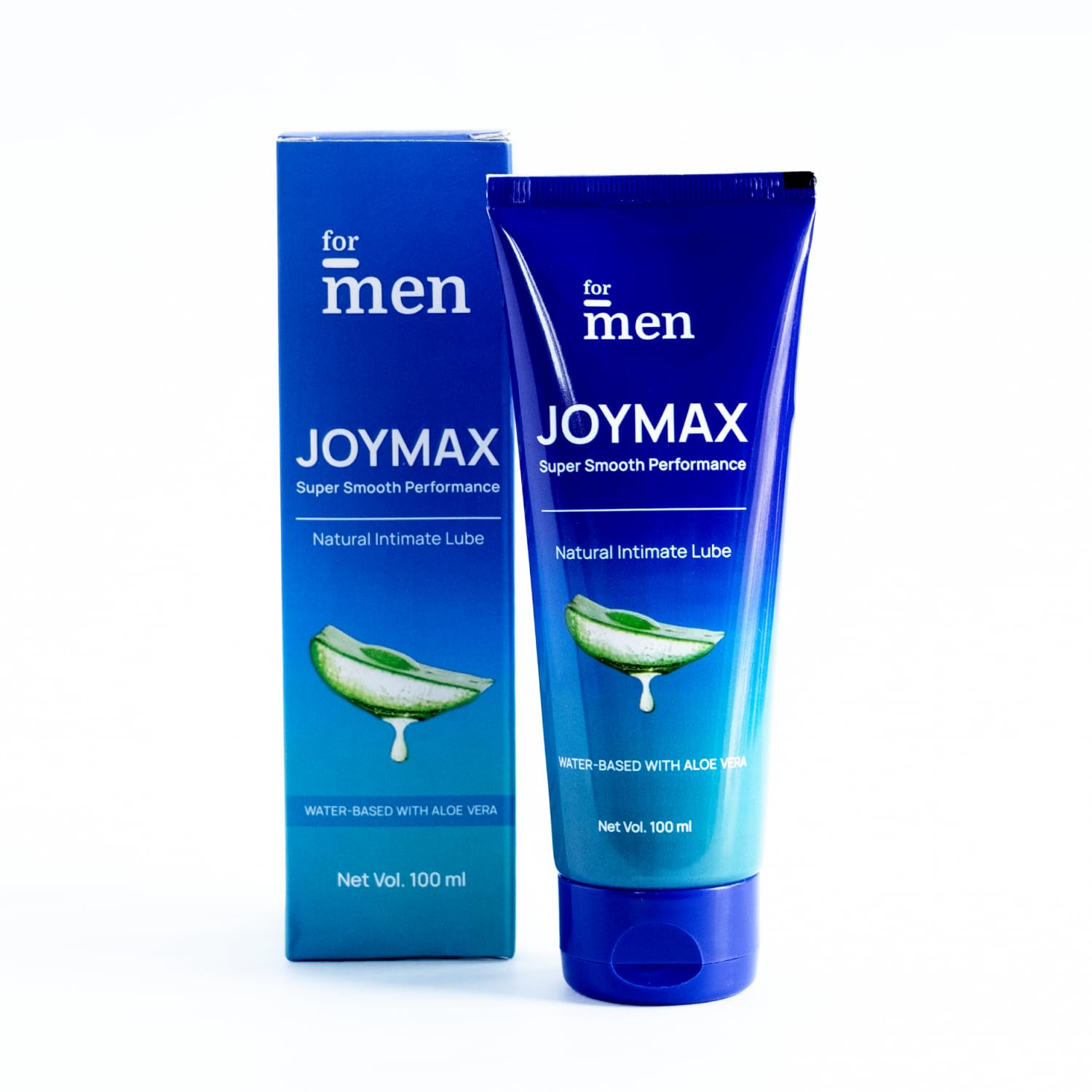ForMen Water-Based Intimate Lube Gel with Aloe Vera | Lubricant Gel Men & Women | Non-Sticky, Long-Lasting, Anti-Stain & Skin-Friendly - 100 ml (Pack of 2)