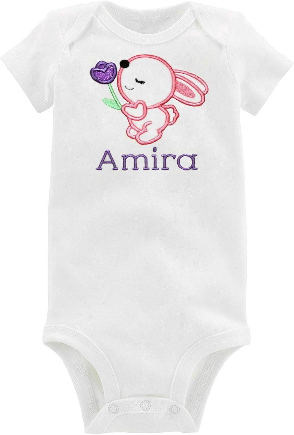 Baby Girl Easter Outfit Personalized with Custom Name