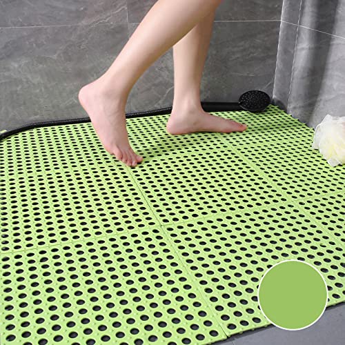 YJYJY Paquete de 9 Alfombrillas entrelazadas para Cocina, Restaurante, con Orificios de Drenaje para Suelo, antifatiga, para Bar y Puerta