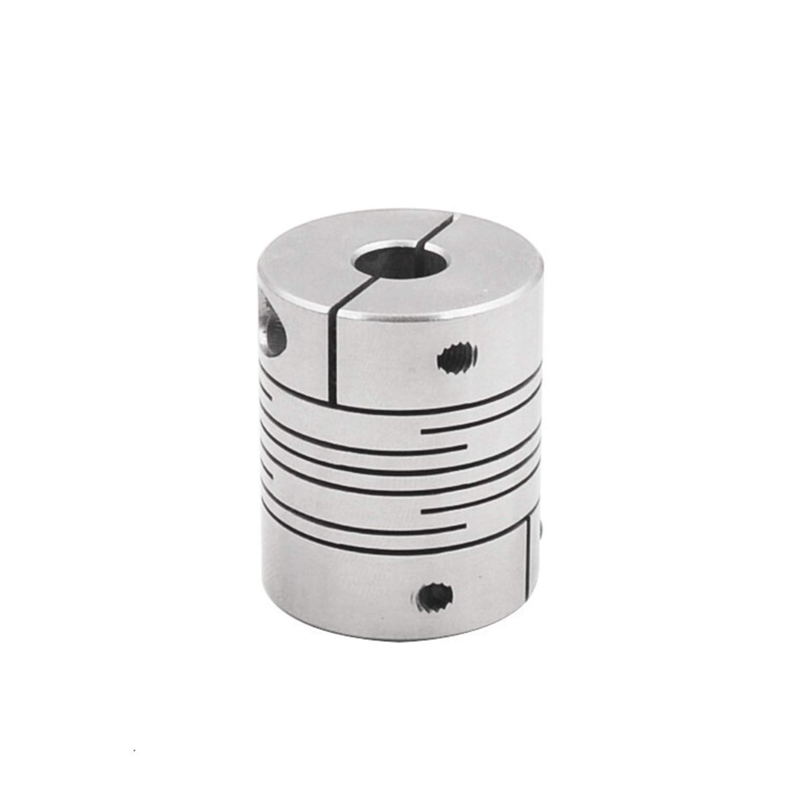 DINGGUANGHE-CUP Coupler Ball Screw Coupler Steel Parallel Lines Clamp D20mm L25mm Flexible Coupling for Stepper Motor Metal (Inner Diameter : 5mm to 8mm)