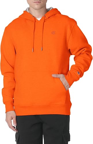 Miniatura 78 de Champion - Sudadera con capucha para hombre, cómoda, de vellón Powerblend (tallas regulares o tallas grandes o altas). Negro - C Logo