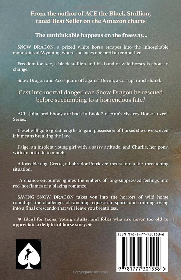 SAVING SNOW DRAGON: A Horse's Perilous Journey of Survival Against Man and Nature (Mystery Horse Lover's) - Image 2