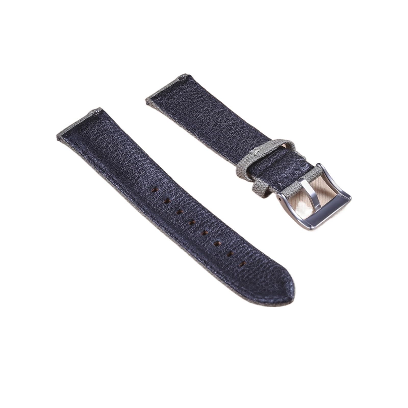 SiChouwz Cinturini For Orologi In Tela Cinturini A Sgancio Rapido In Materiale Premium Con Fibbia In Acciaio