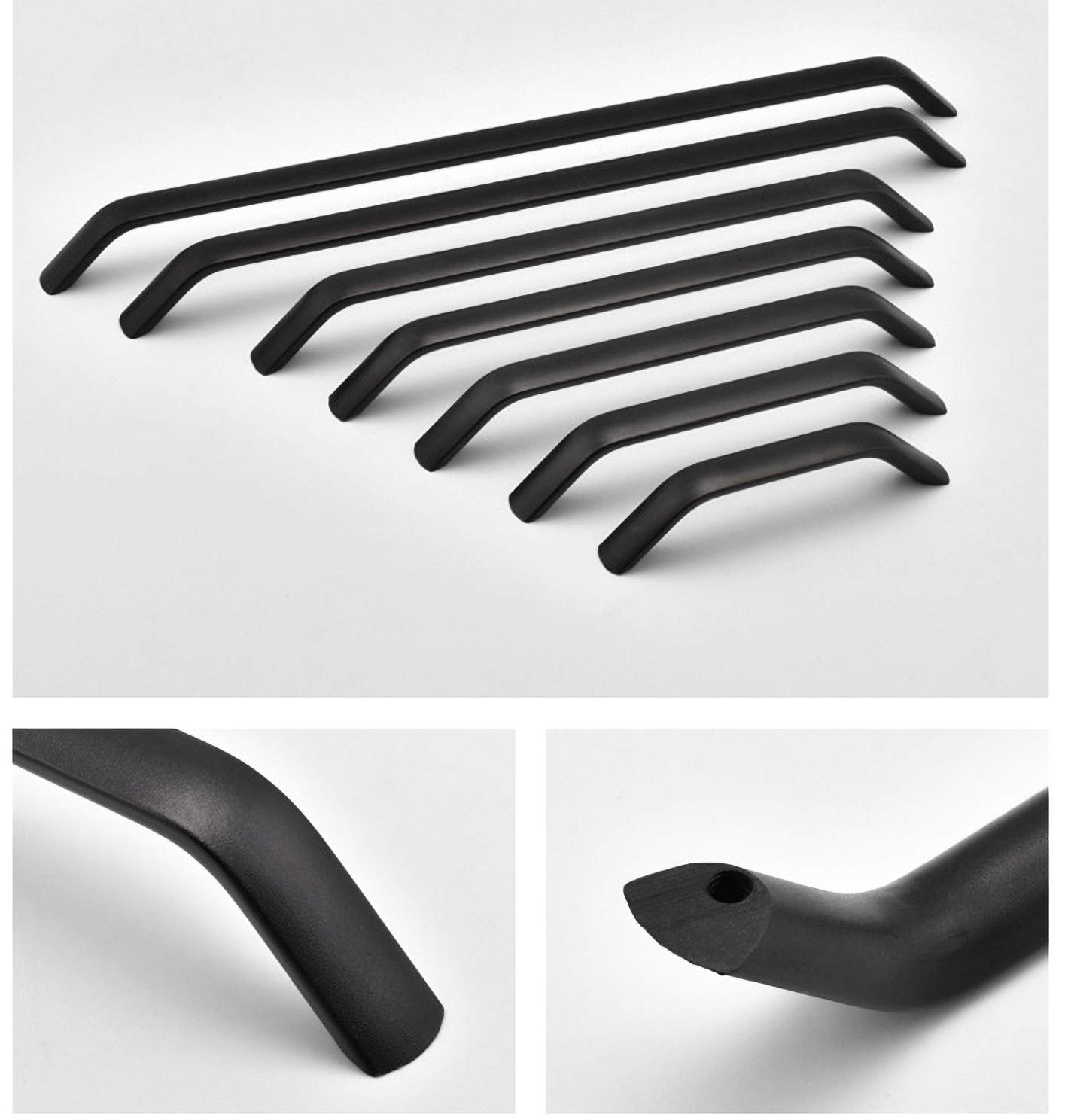 Keukengrepen, zwart, 320 mm, 2 stuks meubelgrepen, zinklegering, handgrepen, gegalvaniseerd, ladegrepen, gatafstand Keukengrepen, zwart, 320 mm, 2 stuks meubelgrepen, zinklegering, handgrepen, gegalvaniseerd, ladegrepen, gatafstand