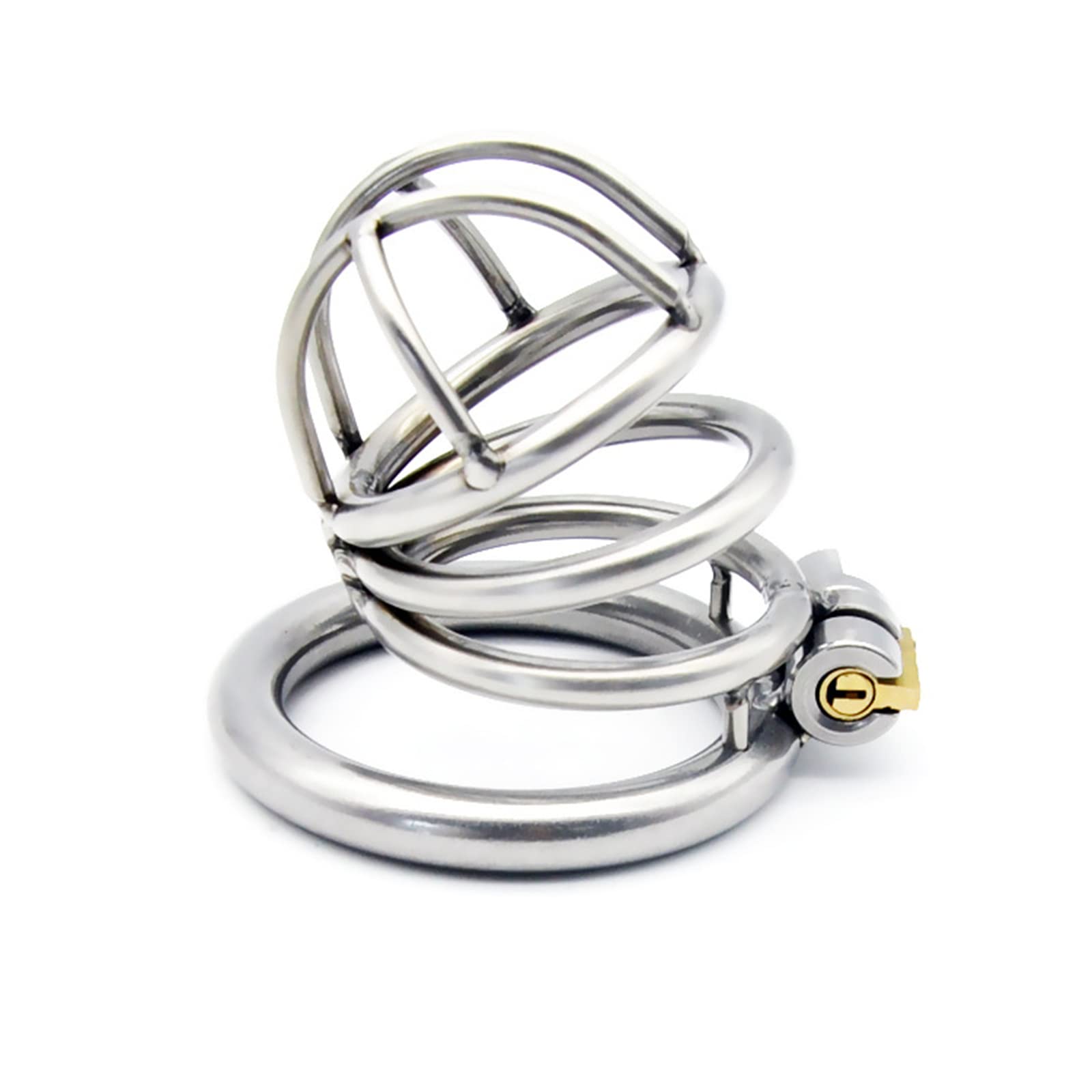 Cage de poulet creuse en acier inoxydable appareil de chasteté en métal pour hommes chasteté verrouillage Bondage cage retenue érection sex toys