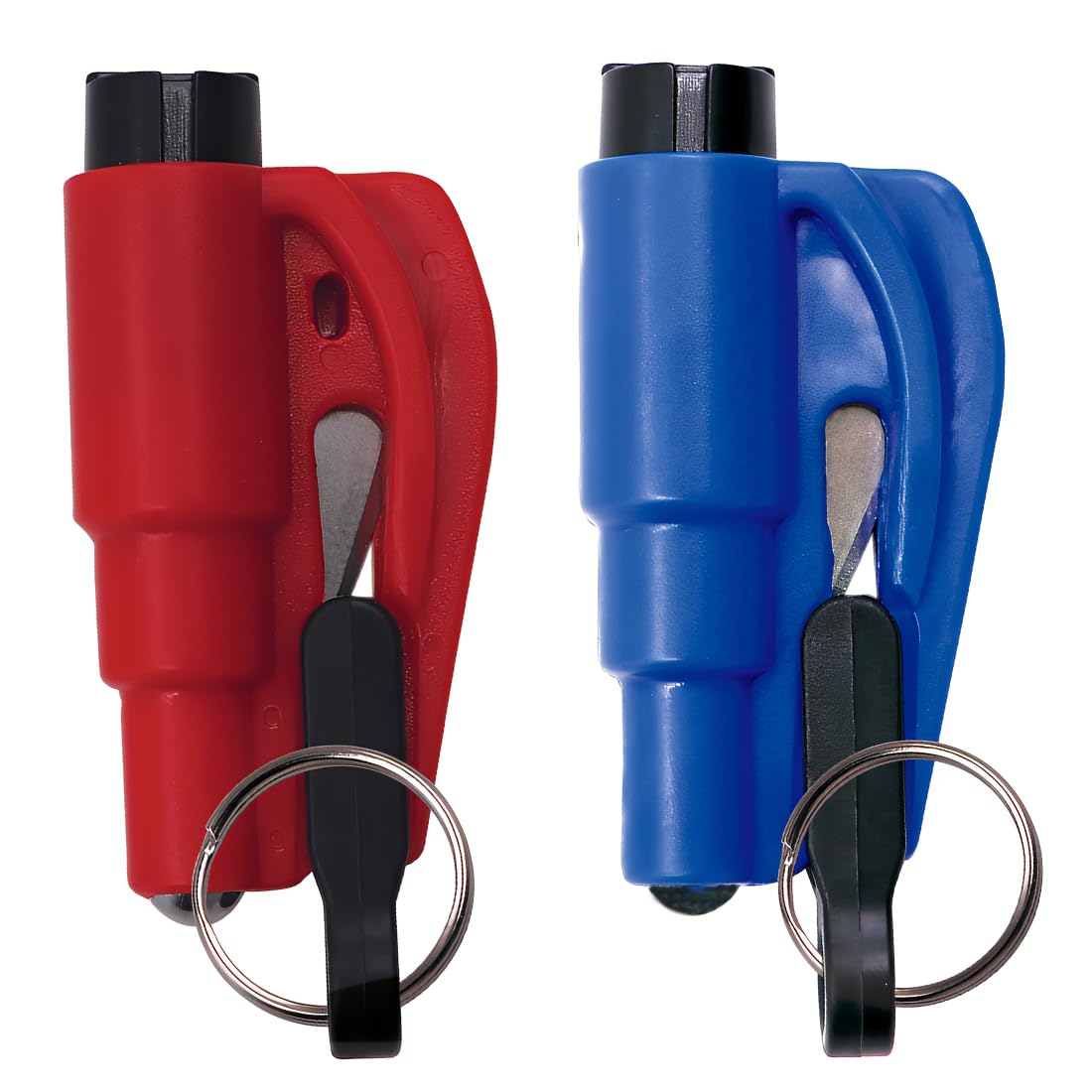 GXGM 2 Pièces Life hammer, Brise-vitre coupe-ceinture, outil de secours de sécurité, brise vitre porte clés