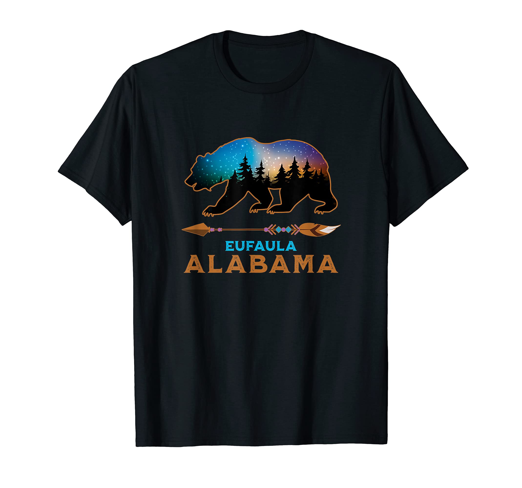 Eufaula Alabama USA American Black Bear Vacation Souvenir T-Shirt