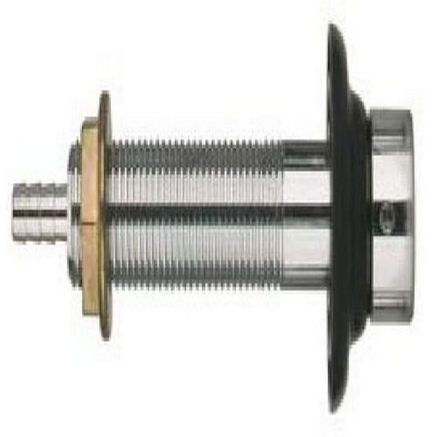 3-1/2 Inch Long Beer Nipple Shank Assembly, Chrome Plated, 3/16 Inch ID Bore