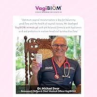 Vista 2 de Biom Probiotics VagiBiom Vaginal External Gel: Hyaluronic acid Glutathione. Moisturize tissues; lightens vulvar darkening. Naturally Controls