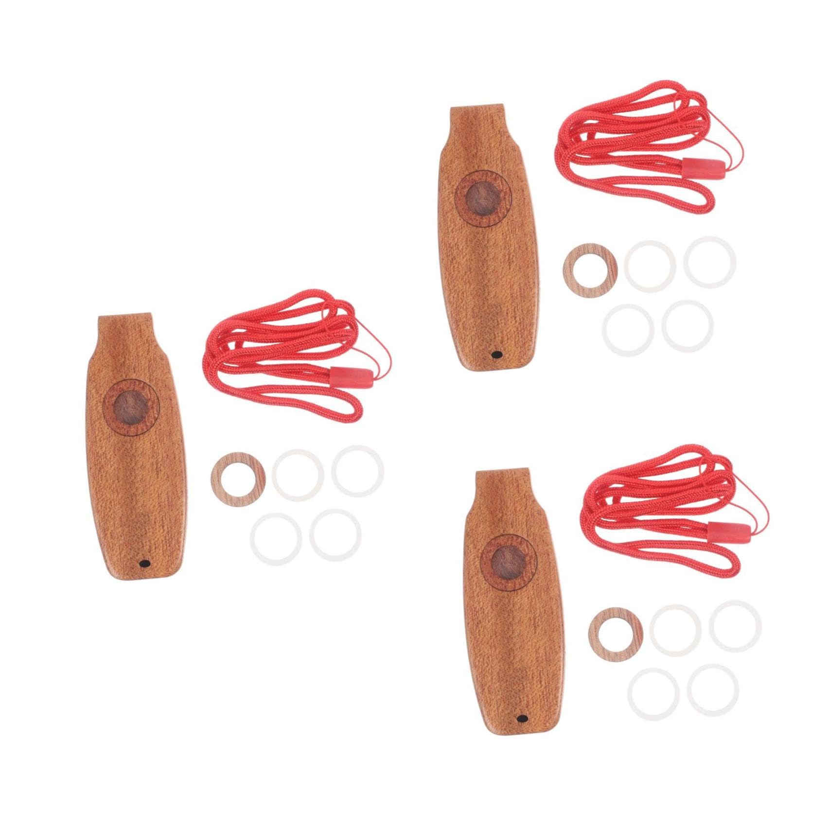 TOYANDONA 3pezzi Kazoo Per Strumento Musicale Facile Da Suonare Compatto e Portatile Per Performance Con Chitarra e Ukulele Colori Casual Per Principianti