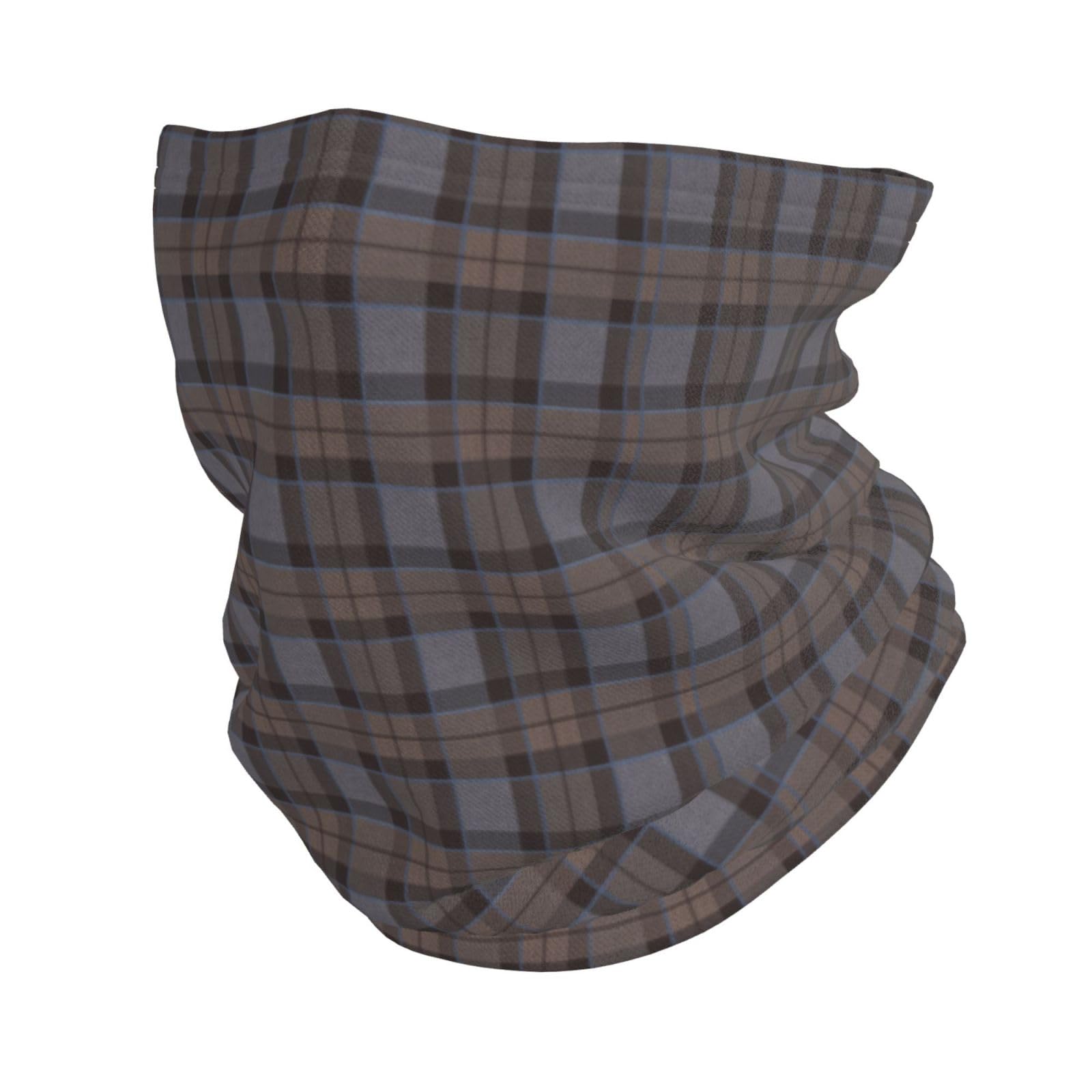 Hyaszst Unisex As Picture Bandana Multifunctional Headwear Scarf Face Shield Neck Warmer Tube,Outlander Fraser Tartan Plaid
