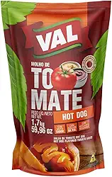 VAL Molho De Tomate Hot Dog Val Sachê 1 7Kg