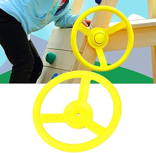 Miniatura 5 de Alvinlite Accesorio del volante Patio de juegos Juego de columpios Accesorios de reemplazo (amarillo) Parque infantil