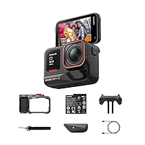 Insta360 Ace Pro 2 Xplorer Bundle Grigio -8K Action Camera impermeabile co-progettata con Leica, sensore da 1, 1,3″, doppio chip AI, luce bassa, audio superiore per fotografia di strada e viaggi urbani