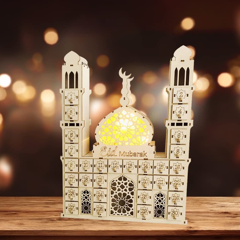 Ramadan-kalender, Eid Mubarak-decoratie, Doe-het-zelf Ramadan Kalender Mubarak Decoratie Doe Het Zelf Aftelkalenderornament Ramadan Geschenken