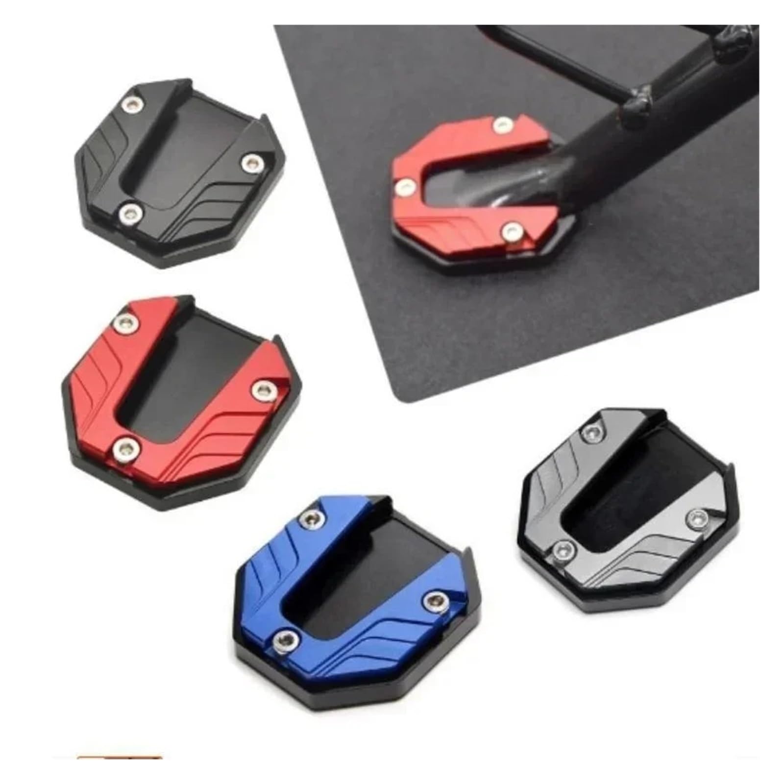 Piastra cavalletto moto (Argento)