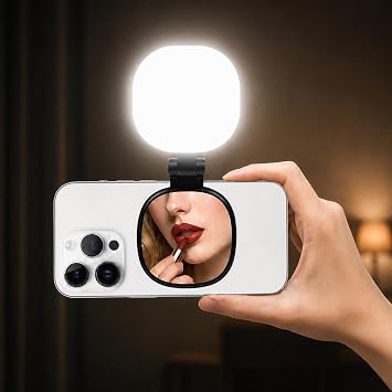Coverzone Manyetik LED Dolgu I , Aynal  3 Modlu  arjl  Selfie I  N01