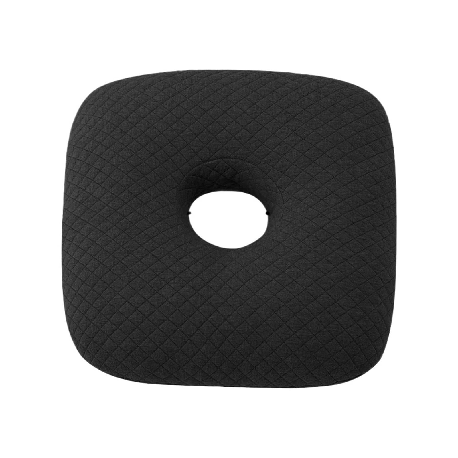 Piercing Pillow Soft Skin-Friendly Side-Sleeping Pillow, Multi-Purpose Ear Hole, to Relieve Pressure for Side Sleepers(Black)