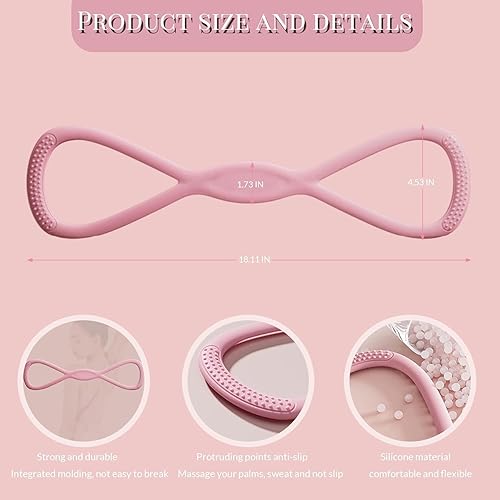 Miniatura 2 de 2 bandas de resistencia, figura 8 bandas de fitness para hombres y mujeres, figura 8 bandas de resistencia para brazos, espalda, estiramiento de