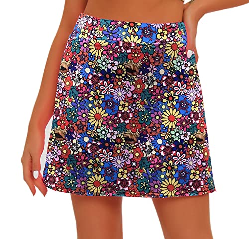 Image of Oyamiki Women's Active Athletic Skort Lightweight Tennis Skirt Perfect for Running Training Sports Golf