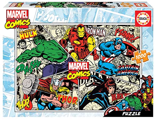 Educa - Puzzle de 1000 Piezas para Adultos | Marvel Comics.
