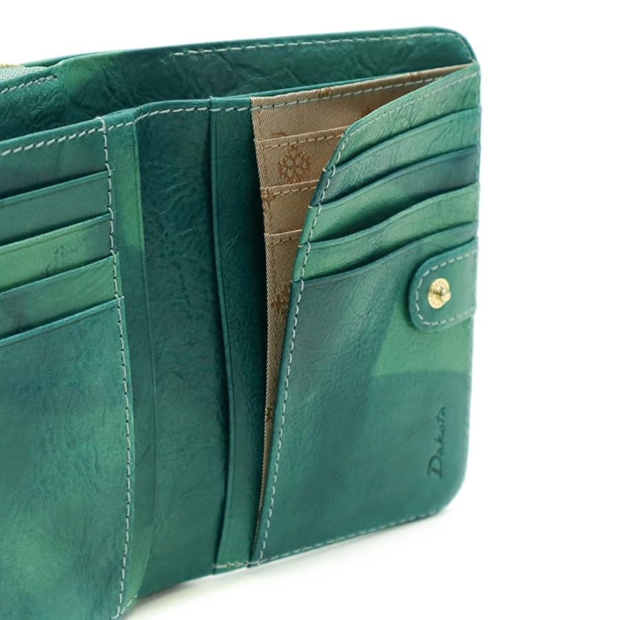 先着1点限✨Dakota ダコタ 二つ折り財布 ペンネロ グリーン 財布 ジップ 先着1点限✨Dakota ダコタ 二つ折り財布 ペンネロ グリーン 財布