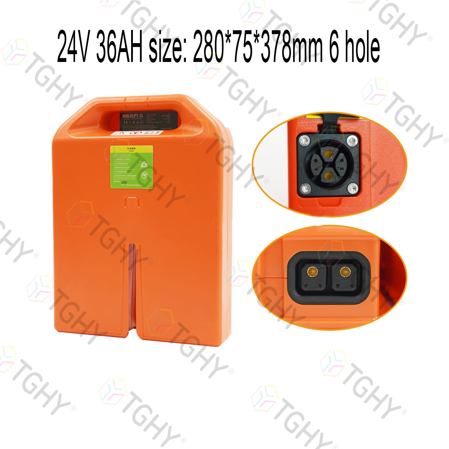 TGHY Batteria per Carrello elevatore Elettrico 24V 20AH 36AH Batteria al Litio Ferro fosfato 48V 20AH Batterie per transpallet Elettrico,24v36ah