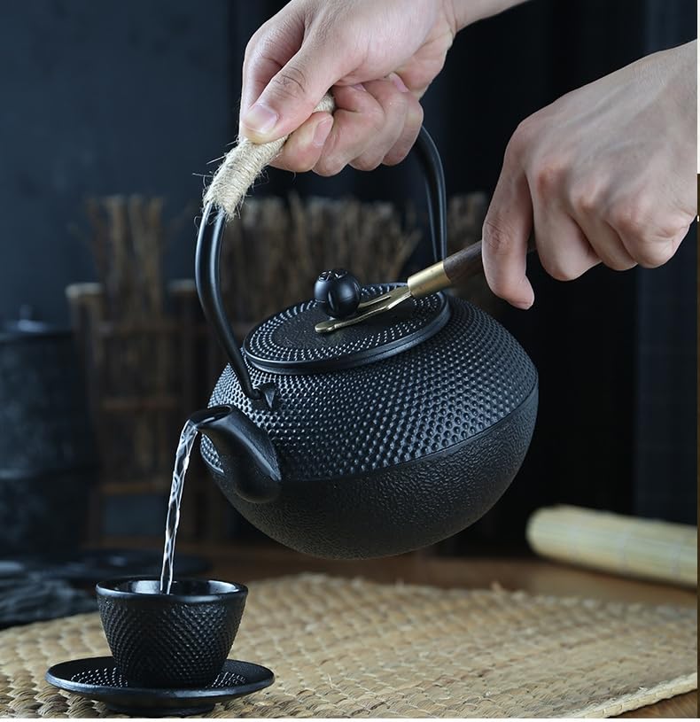 Amazon | 鉄瓶 鉄やかん 南部鉄瓶 鉄分補給 茶こし付き ih対応 直火可
