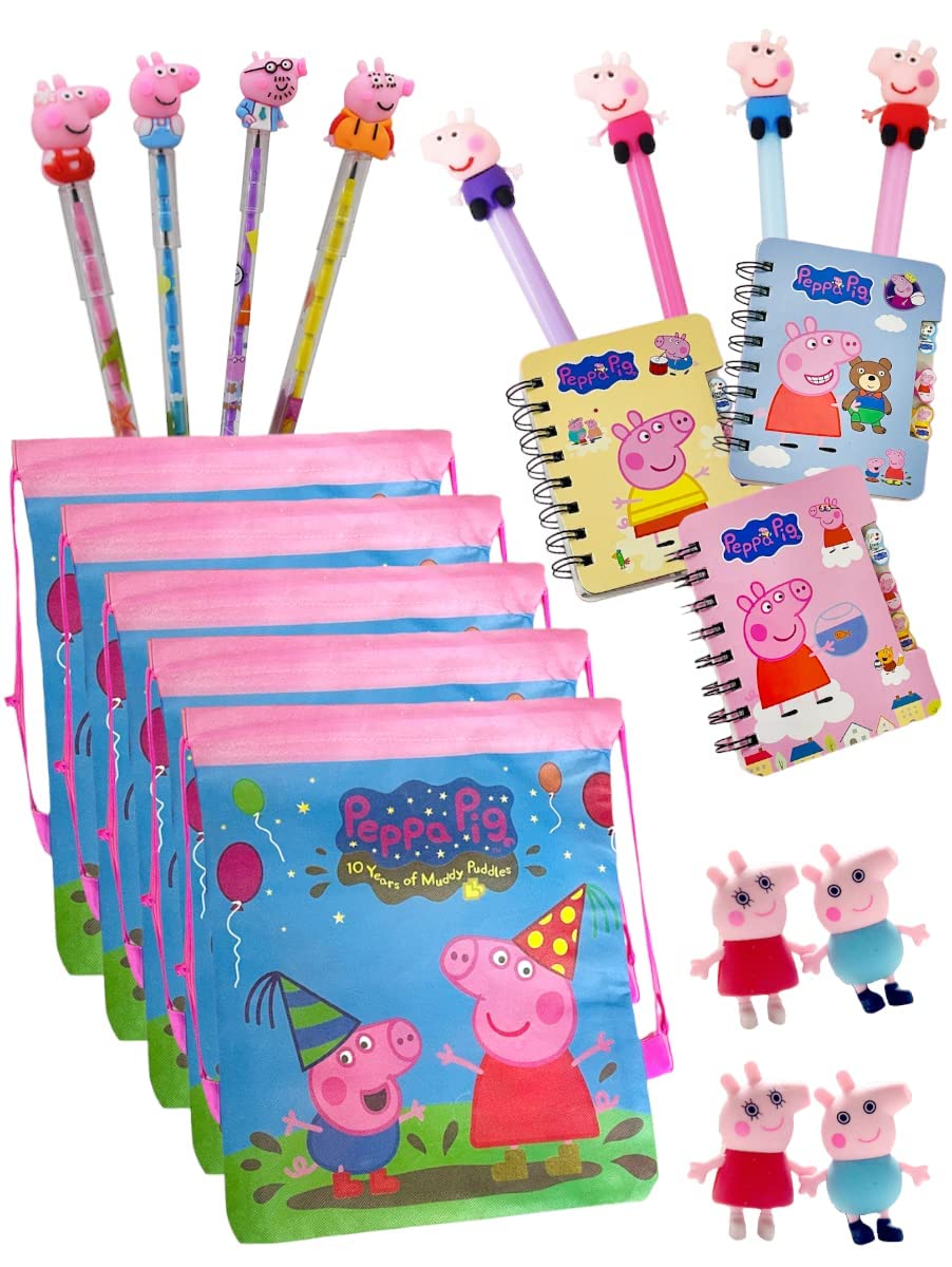 See full amazon price history chart for Le Delite Cartoon papa Pig Cute Stationary Pencil Box Zipper Haversack Bags for Girls Boys Kids/Stylish Pig Theme Pouch case for Return Gifts /(Bag,Pen,Pencil,Diary) (10 Pouches) Le Delite Cartoon papa Pig Cute Stationary Pencil Box Zipper Haversack Bags for Girls Boys Kids/Stylish Pig Theme Pouch case for Return Gifts /(Bag,Pen,Pencil,Diary) (10 Pouches) (B0BWZGVHMM) Amazon Price History, Amazon Price Tracker